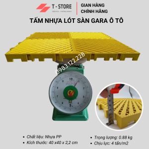 Tấm Lót Sàn Nhựa PP GARA Ô TÔ - Thảm Trải Sàn Trung Tâm Chăm Sóc Xe