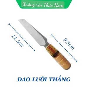 Dao ra nải chuối - dao cắt chuối - dao dọn vệ sinh tàu dừa thép trắng khong rỉ sắc bén