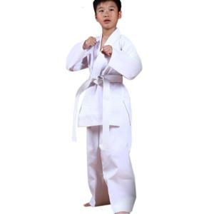 Chuyên Nghiệp Võ Nghệ Thuật Gi Bộ Trắng Karate Phù Hợp Với Với Karate Quần Áo Khoác Cho Trẻ Em Teen Taekwondo