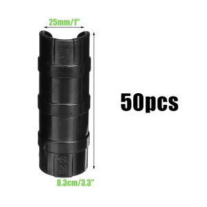50Pcs 19/20/25mm Greenhouse Frame Pipe Clip Garden Film Net Fixed Pipe Clamps Greenhouse Snap Clamp