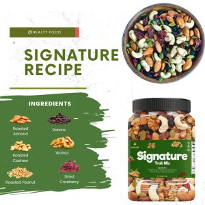 Superfood Signature Trail Mix Nuts Premium Healthy Snack | Mix of protein fiber and good fats