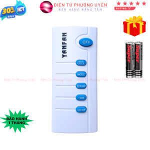 SKU388 - Remote điều khiển quạt YANFAN Mã 01 điều khiển quạt YANFAN - Tặng kèm pin