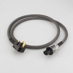 Audiocrast P110 Silver plated Power cable Uk Power cable with 15A IEC HI End HIFI uk Power cable