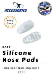 Silicone Nose Pad for glasses Anti Slip Nose Pad reading glass 鼻托 pad hidung cermin mata