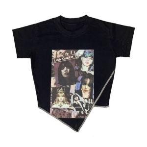 Crop Top Wanita LISA BLACKPINK (LD 88 P 42)