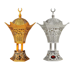 Luxurious Gold Electric Incenses Burners for Home Decoration Arabian Inspireds Safe Heat Resistant