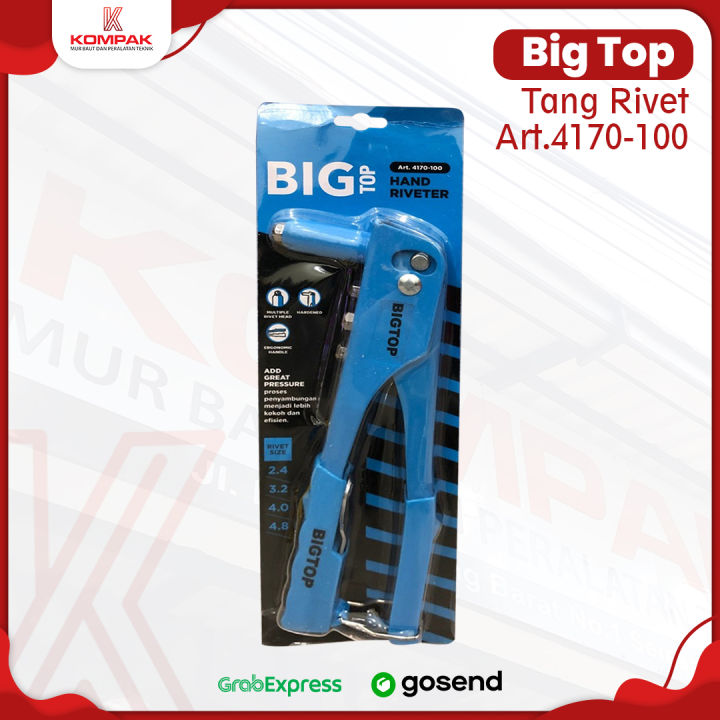 Tang Rifet Battery Tang Rivet Big Top 4170-100 / Hand Rivet / Hand Rivetter Ripet Rifet ...