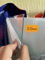 (khổ cao 1,22m x  Dày 3mm) tấm tôn nhựa lấy sáng POLY ĐẶC  TRẮNG TRONG VÀ MÀU XANHmàu. 