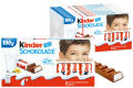 Schokolade Kinder - Kẹo socola nhân sữa thơm ngọt, hộp 8 thanh, 100gr.. 