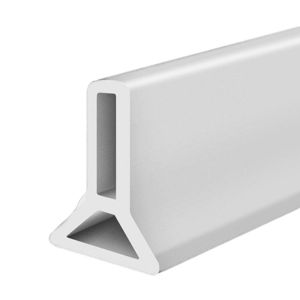 ZOOGGJZ ซิลิโคนที่ยืดหยุ่น แถบกั้นน้ำ ดีไซน์พับได้ ติดด้วยตัวเอง จุกน้ำซิลิโคน การกักเก็บสิ่งกีดขวาง ระบบกักเก็บน้ำ ธรณีประตูห้องอาบน้ำแบบพับได้กันน้ำ ห้องครัว