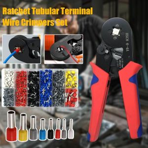 HCS8 6-4A Crimping Tool Wire Stripper Crimp Connector Wire Crimper Ferrule Crimping Pliers