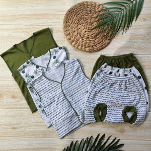 PAKET BROJOL SETELAN BAJU BAYI NEWBORN/BARU LAHIR 18 PCS SERI HIJAU OLIVE UNTUK USIA 0-3 BULAN