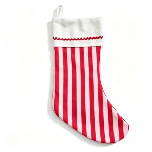 XUANY Striped Christmas Stocking Color-Block Design Fresh-Style Hanging Gift Bag Unique Colorful Xmas Candy Bag Christmas Tree
