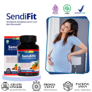SendiFit - Obat Sakit Pinggang/Panggul Ibu Hamil Nyeri Punggung Kram Kaki Mati Rasa Sulit Berdiri Kaki Bengkak Tubuh Lemas dan Lelah - 50 Kapsul