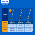 Philips Vacuum Cleaner Tanpa Kabel Polygon XC3131/01 3000 Series AquaMist - Cordless Stick Vacum 3in1, Penyedot Debu Lampu LED. 