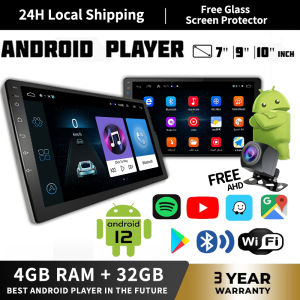 Universal Android Car Stereo Bluetooth/GPS/FM/Wifi/Touch Screen Car Head Unit with cooling system 4GB+32GB 10/9/7 inch