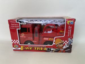 MALL QUALITY TOY! FIRE TRUCK BATTERY OPERATED MOVING W/MUSIC