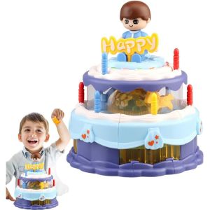 Đồ chơi bánh kem sinh nhật 3 tầng có đèn nhạc vui nhộn cho bé