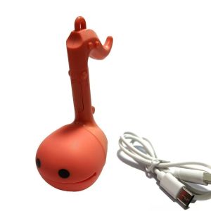 Otamatone Electronic Tadpole Guitar with Music USB Charging Creative Sound-Producing Musical Toys Mini Tadpole Erhu Toy