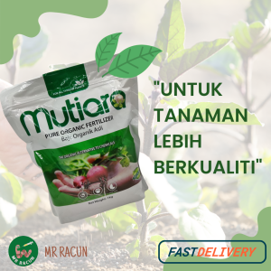 Mutiara Natural Growth Boost Organic Fertilizer - Malaysian Formula 1kg Pack