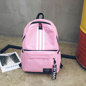4 IN 1 Backpack Set Canvas School Student Galas Sekolah Bag Women Handbag Sling Bag Tote Beg Pen Case Travel Beg Sekolah Menengah Perempuan Beg Galas Belakang