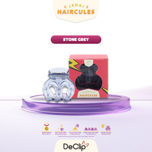 Jedai Haircules Declip Original Gigi 3 ukuran 5cm Warna Stone Grey