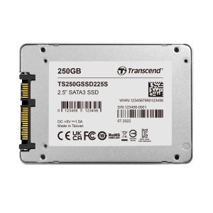 Transcend SSD225S 2.5 SSD SATA 6Gb/s 250GB
