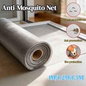 Mosquito Window Screen Net 1M/1.2M/1.5M Durable Fiberglass DIY Screen Door Mesh for Home Use