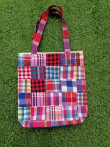 กระเป๋าผ้าขาวม้า กระเป๋าhandmade กระเป๋าผ้าขาวม้าต่อ กระเป๋าผ้า