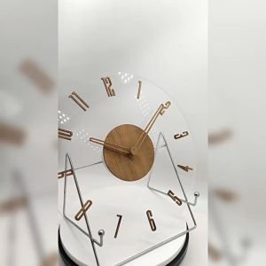 [SG] 12 Inch Wooden Wall Clock Vintage Wall Clock Living Room Clock Bedroom Silent Clock Digital Wall Clock Home DecorFast shipping