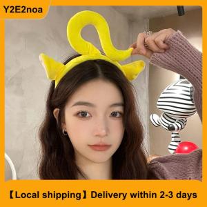 【Local shipping】 1PCs Teletubbies Headband Anime Cartoon Hairband Cute Three-dimensional Hairpin Woman Face Makeup Hairband Hair Accessories