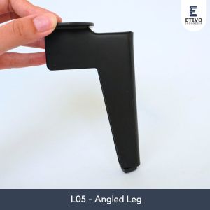 Etivo L05 Kaki Meja / Sofa Besi Modern Emas / Hitam