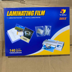 Màng ép nhựa Plastic YIDU khổ A4 80mic [220 x 315mm] A5 [160 x 220mm] 70 mic hộp 100 tờ
