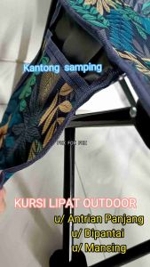 Fox- Kursi Lipat Outdoor/ Kursi Portable/ Kursi Camping / Bangku Gunung