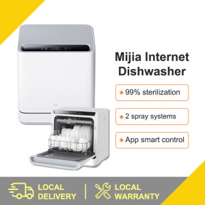 【Malaysia Stock& Free Shipping】 Xiaomi Dishwasher 5 Sets Smart Desktop Dishwasher Automatic Intelligent High Temperature Sterilization Brush Bowl Machine Clean the dishes conserve water 洗碗机