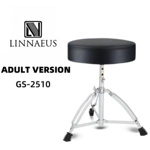 Heavy Duty Mavies Drum Throne suitable for any ages Adjustable Chrome Padded Stool Piano Drum