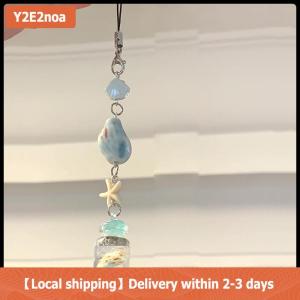 【Local shipping】 Decorative Wind Chime Pendant Keyring Cute Ornament for Phone Lanyard Bag Stylish Home Decoration Hanging Accessories