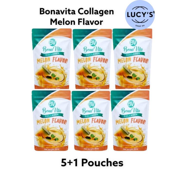 l-carnitine drinks philippines Bonavita Collagen Drink Melon Flavor with L -Carnitine and Stevia (6  Pouches = 60 Sachets)