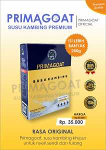 Susu Kambing Etawa Asli Primagoat Atasi Nyeri Sendi Asam Urat dan Kesehatan Pernafasan Rasa Original 250gr