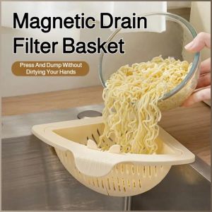 Drainer Enhance the Beauty of the Kitchen Magnetic Draining Rack Fast Drying Simple Appearance
