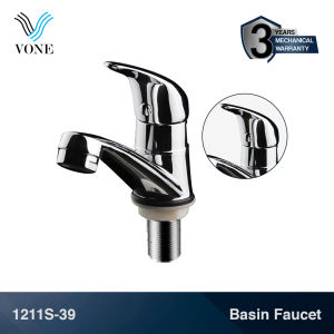 VONE Kran Wastafel Cuci Tangan Up Down Engkol Chrome 1211S-39