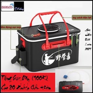 Thùng Đựng Cá Đi Câu Cao Cấp [HÀNG LOẠI 1] KK9 - SANAMI FISHING
