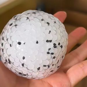 Fashion Super Soft Squishy Balls Textured Memory Gel Sensory Fidget Toys Crunchy Moldable Stress Relief Toy Stress Relief