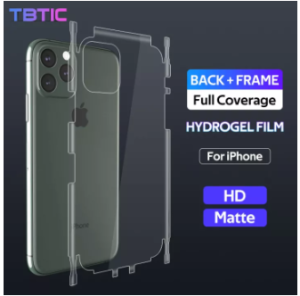 TBTIC Hydrogel Film Screen Protector film HD Matte For iPhone 15Plus 14 Pro Max 11 12 13  XR XS max SE 2020(Not Tempered Glass) Soft Transparent