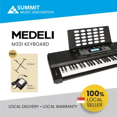Medeli M331 Keyboards [61 Keys] [Music Tutorial System]