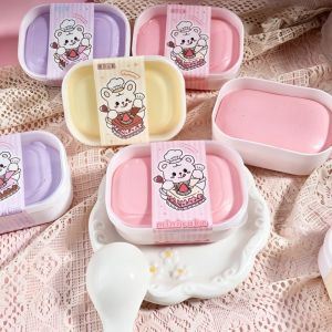 Squishy Toys Sticky Box Cake Sticky Hand Slow Rebond Squeeze Toy Cake Box Stress Release Gift