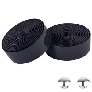 1 Pair Handle Bar Tape Road Bike Drop Bar Tape for Fixie with Bar Plugs Camouflage Non-Slip Belt