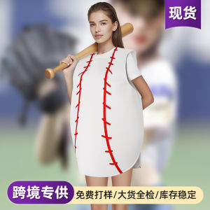 Cross-border new adult baseball cos sponge costume masquerade performance costume halloween cosplay costume wholesale gifts
