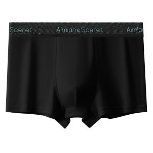 6/1PCS Ultra-thin Ice Silk Men Underwear Antibacterial Mens Boxer Shorts Seamless Breathable Man Panties Boxer Briefs