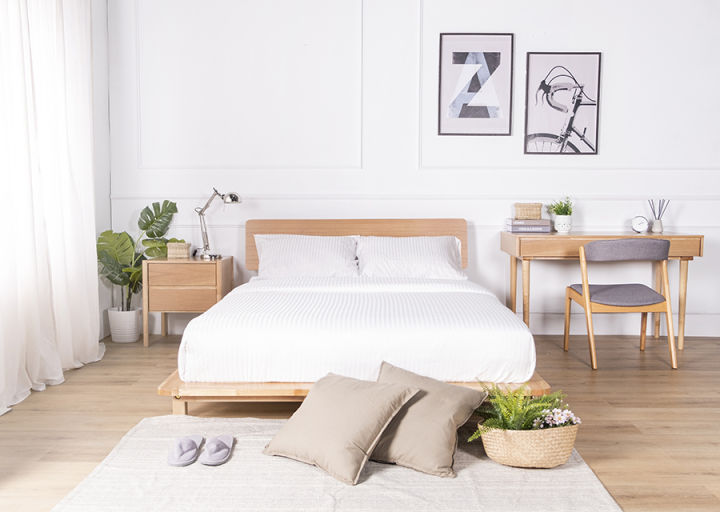 Solid Wood Bed Frame Solven Bed Frame | Lazada